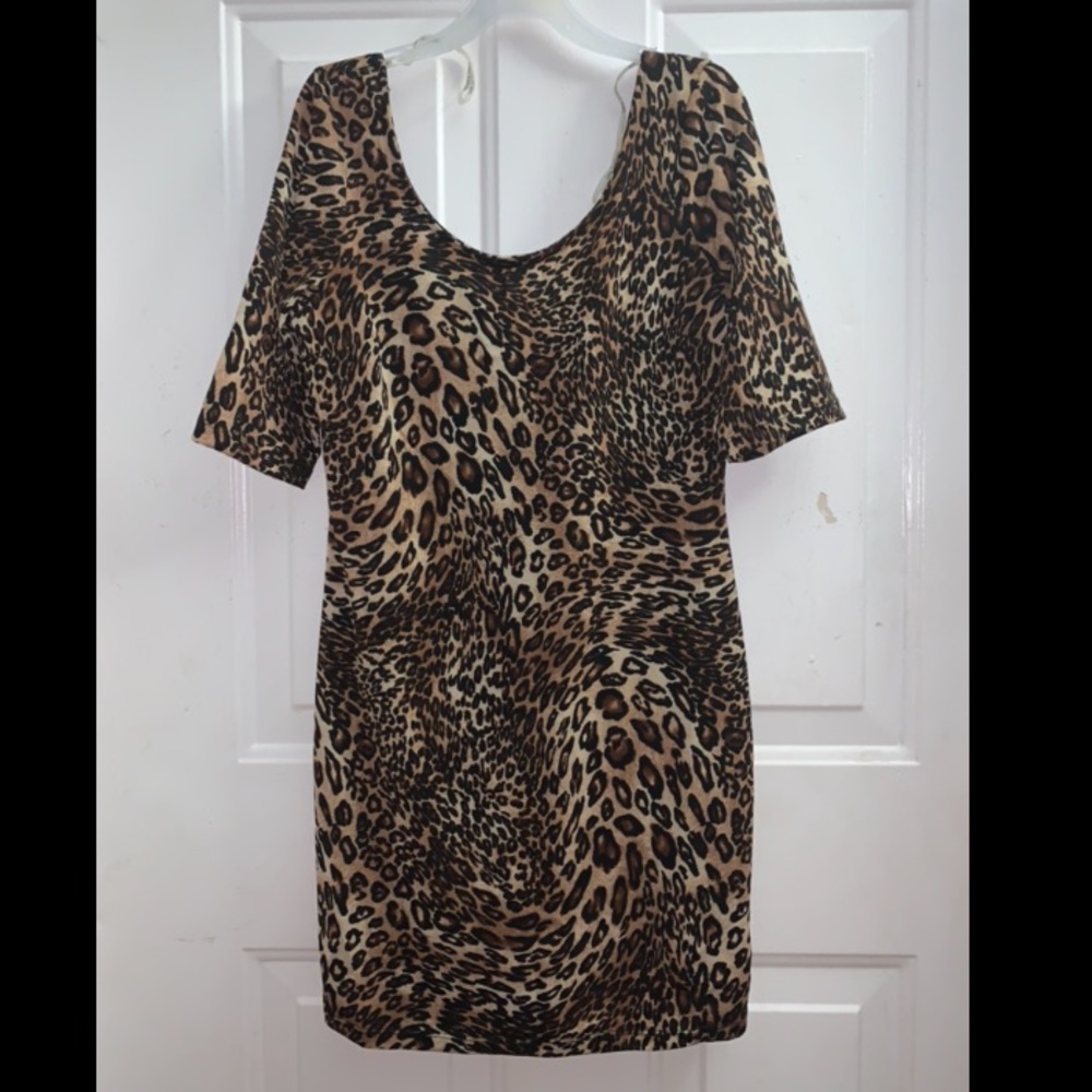 Love Culture Leopard Dress NWT